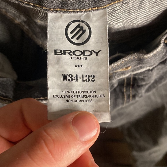 W34 L32 Brody jeans + size XL Carti merch tshirt - Picture 5 of 7